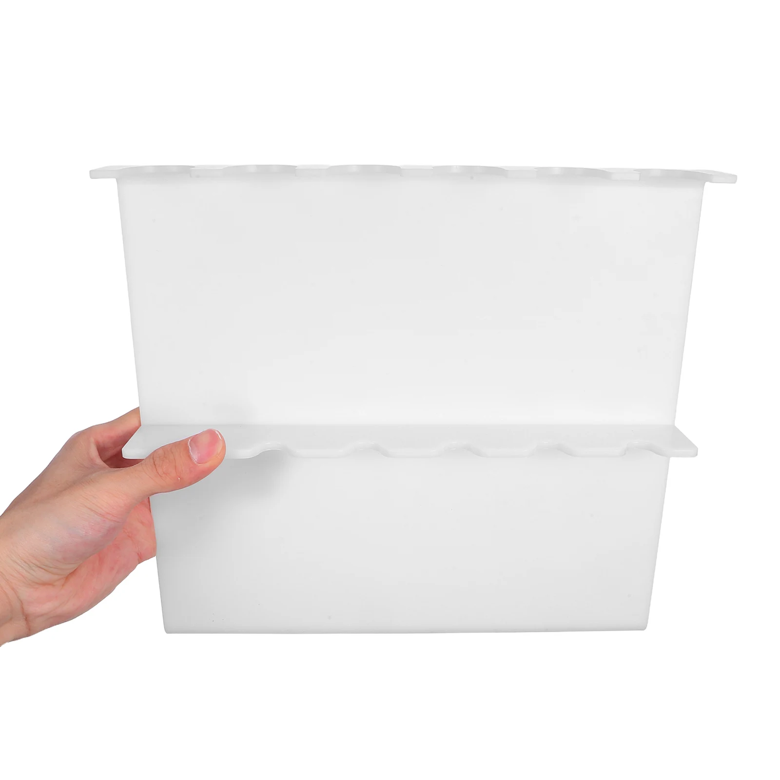 

Pipette Stand Multiple Pipettes Storage Organizer Triangle White Plastic Laboratory Equipment