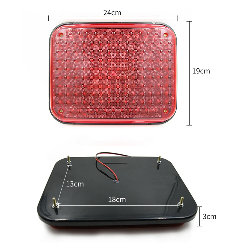 Lumières Stroboscopiques Clignotantes à LED de 12V, pour Ambulance, Pompe, enquêter, Lampes à Bulles, Police, Patrouille, Wagon, Camion d'Assainissement, 1 Pièce