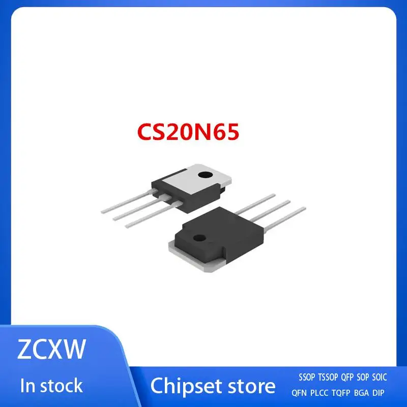 

10PCS/LOT CS20N60 CS20N65 TO-3P 20A 600V