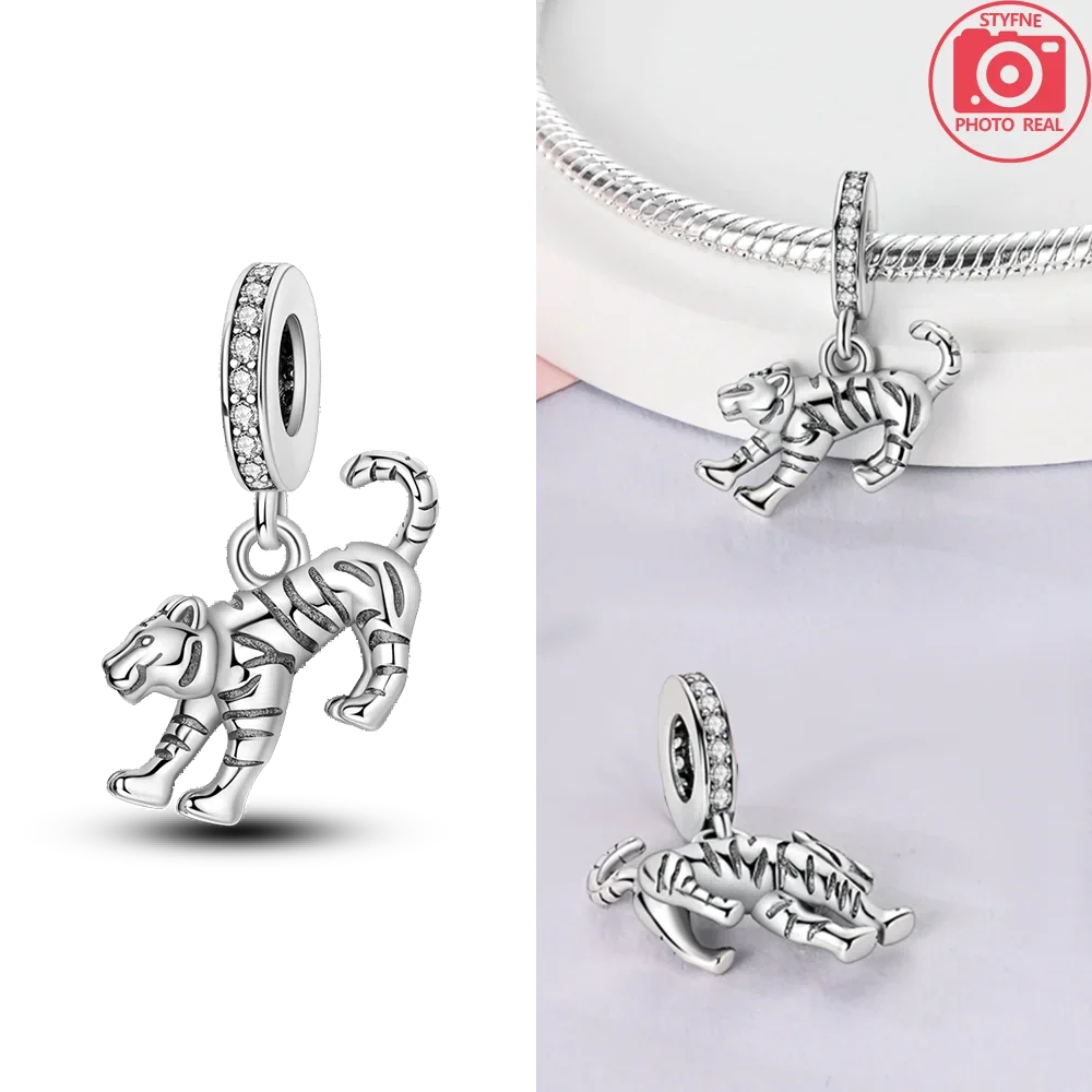 Silver Charms Beads Animal Designs for DIY Accessories