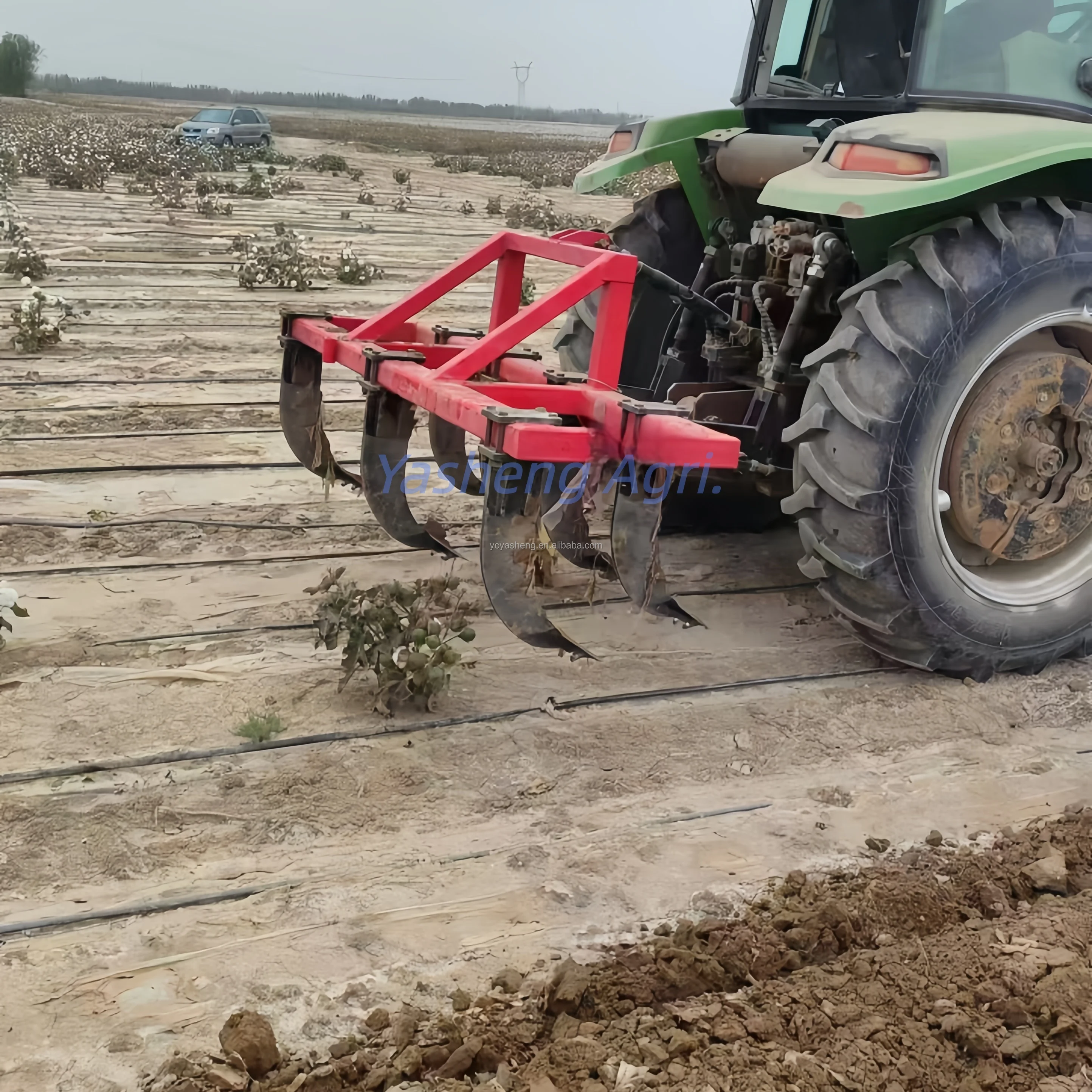 Hot Sale Diesel Farm Subsoiler Ripper Machine Tractor 3 Point Heavy Deep Ripper Plough with 20-55cm Working Depth 50-60HP
