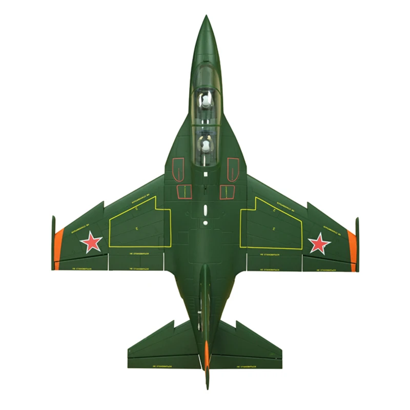 Freewing Yak-130 70mm EDF Jet Green Livery Electric RC Model Aircraft High Performance Fixed Wing Plane