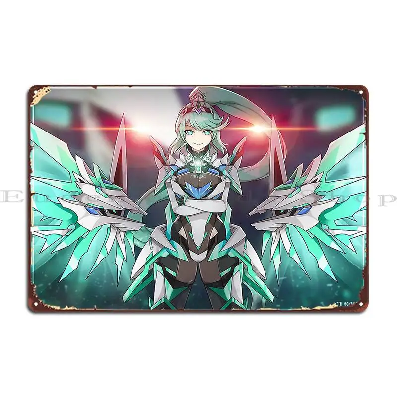 Aegis Pneuma Xenoblade Chronicles 2 Compact Version Metal Sign Living Room Garage Printing Cinema Wall Decor Tin Sign Poster