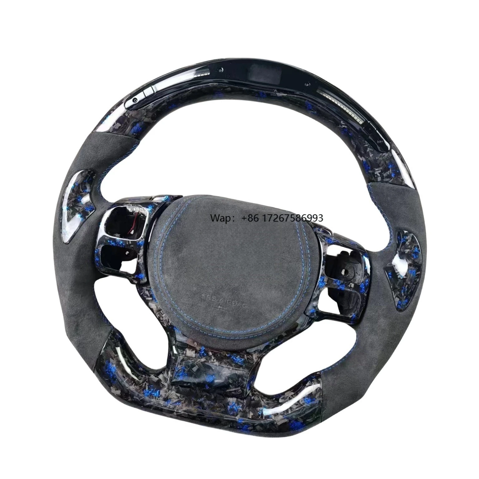 

Customized LED True Carbon Fiber Steering Wheel, Suitable for IS250 IS300 IS350 RX ES Steering Wheel