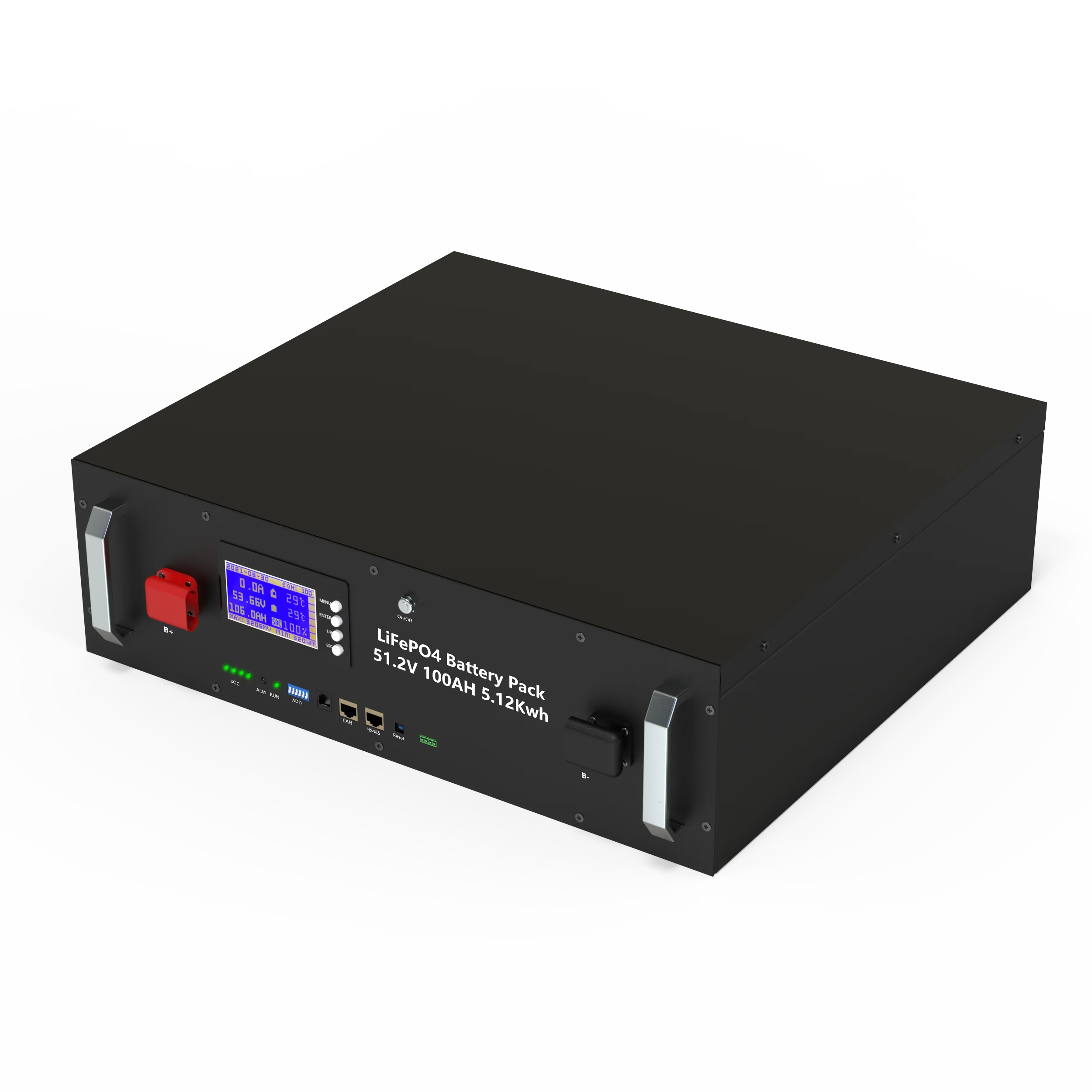 

Factory Hot Sale 48V Lithium Ion Battery 51.2V 100Ah 5120Wh LiFePO4 Battery Pack