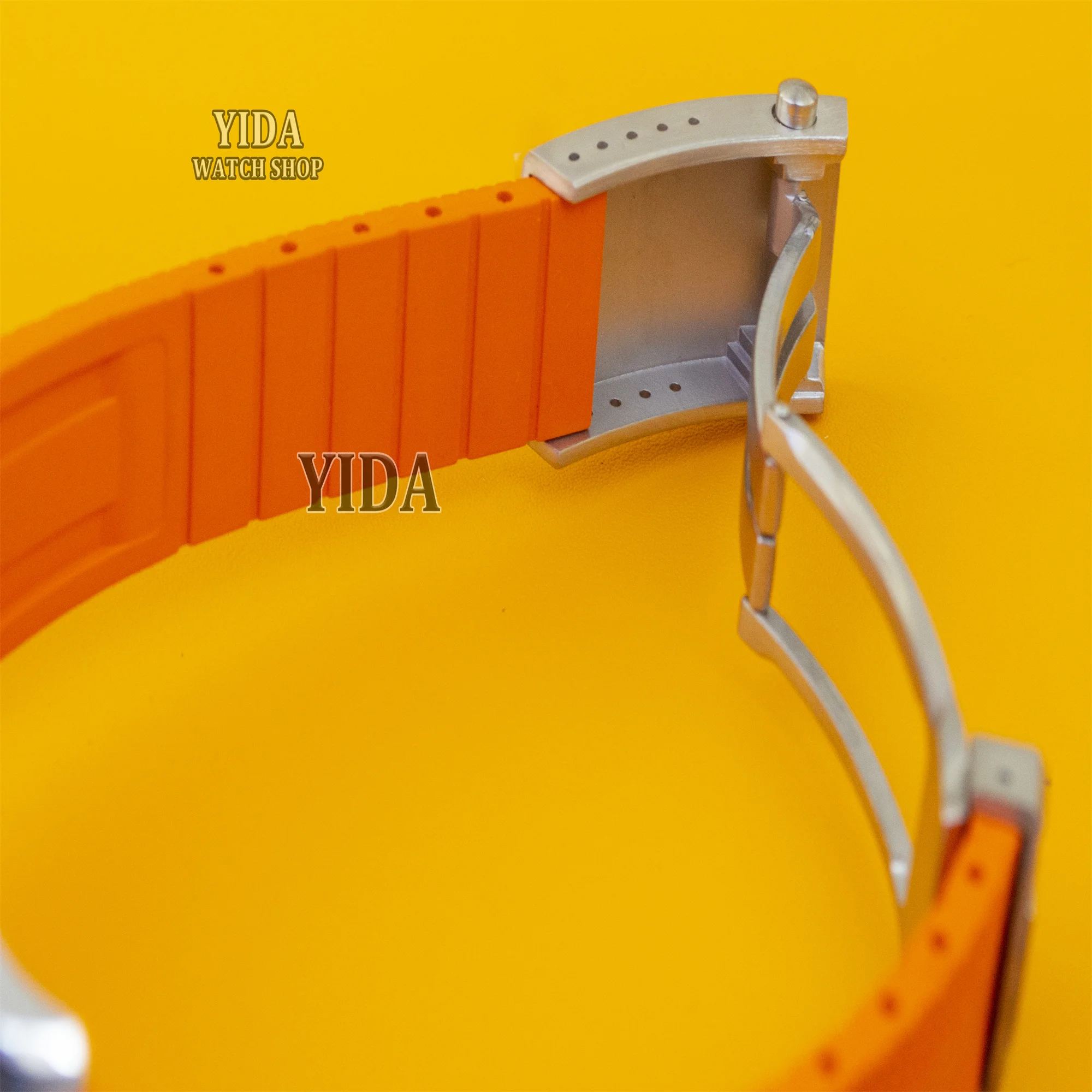 200m Dive NH35 Case for SUPEROCEAN 44MM Watch Case Band Fluororubber Strap Sapphire Crystal fit NH35 NH36 33.5MM Dial Mod Case