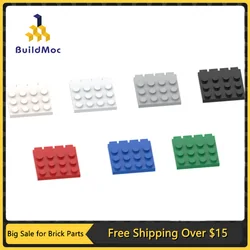 10Pcs MOC Parts 4213 Hinge Vehicle Roof 4 x 4 Compatible Bricks DIY Assmble Building Blocks Particle Kid Puzzle Brain Toy Gift