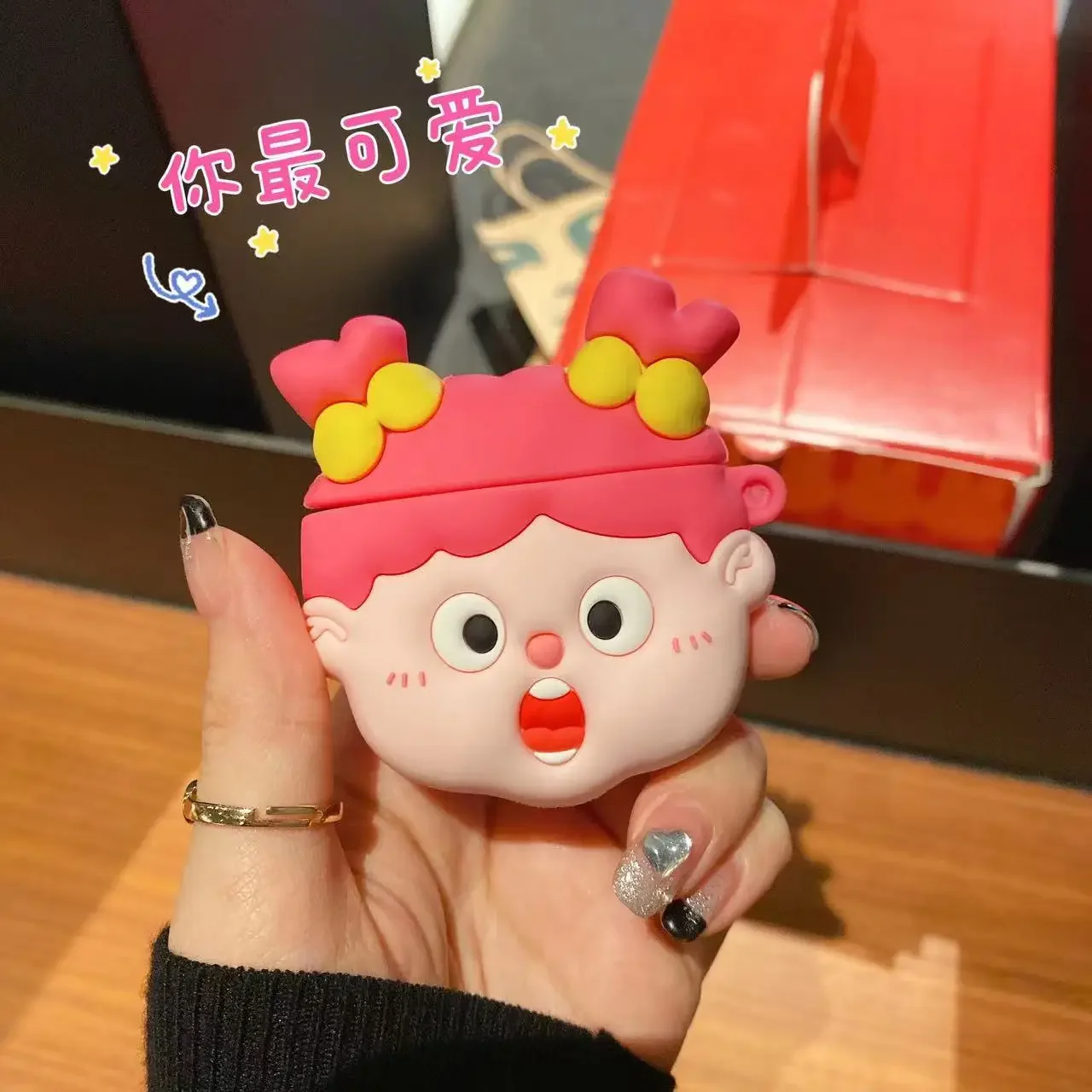 Caso de menina trançado para airpods 4 airpod 1 2 3 pro pro2 fones de ouvido bluetooth caixa carregamento capa protetora