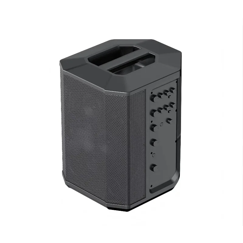 300W High Power Speaker, Dual Mic Input, Guitar Vocal Audio for Live Streaming Roadshow Performance