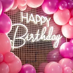 Happy Birthday Neon Sign Lights Custom Party Art Decor Supplies Present Gender Reveal For Baby Show Personalized Gifts