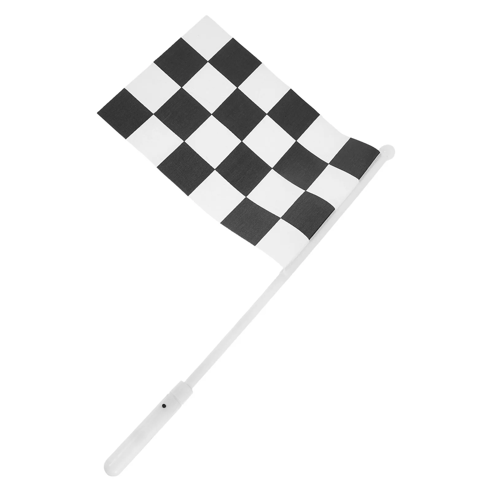 

Glow Racing Flag Led Illuminated Checkered Handheld For Night Races Lightweight With One-Button Control - Race Car Party