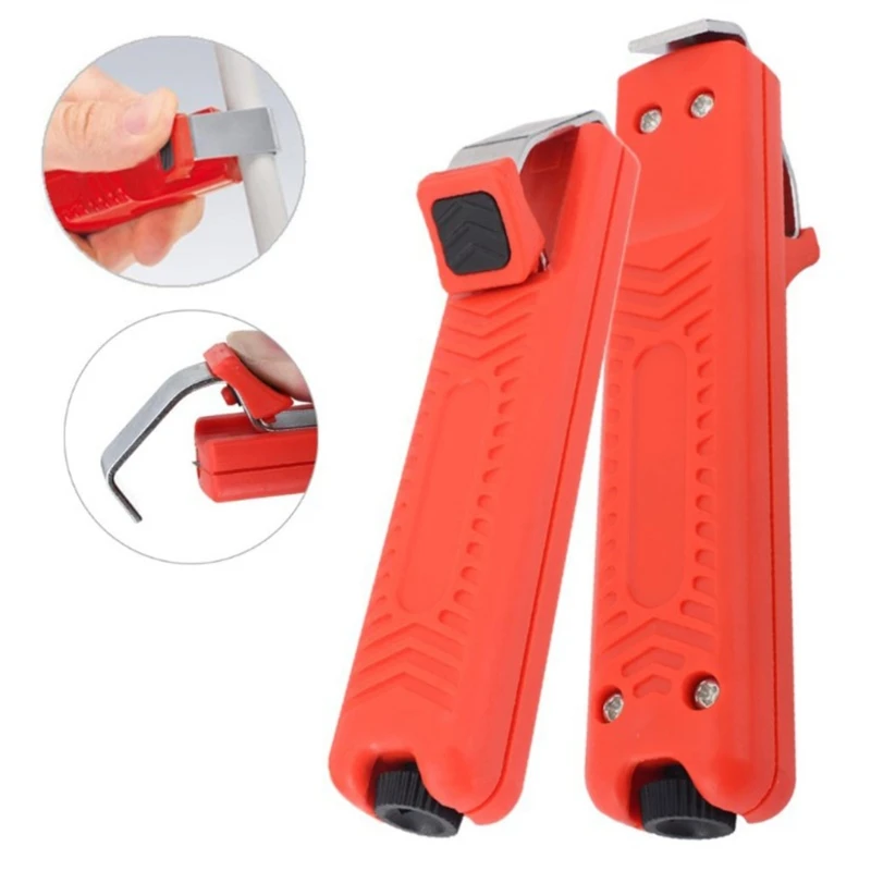 Cable Wire Stripper, Insulation Electrician Knife Cable Stripper Dismantling Knife Fast Strip Cable Stripper Cutter