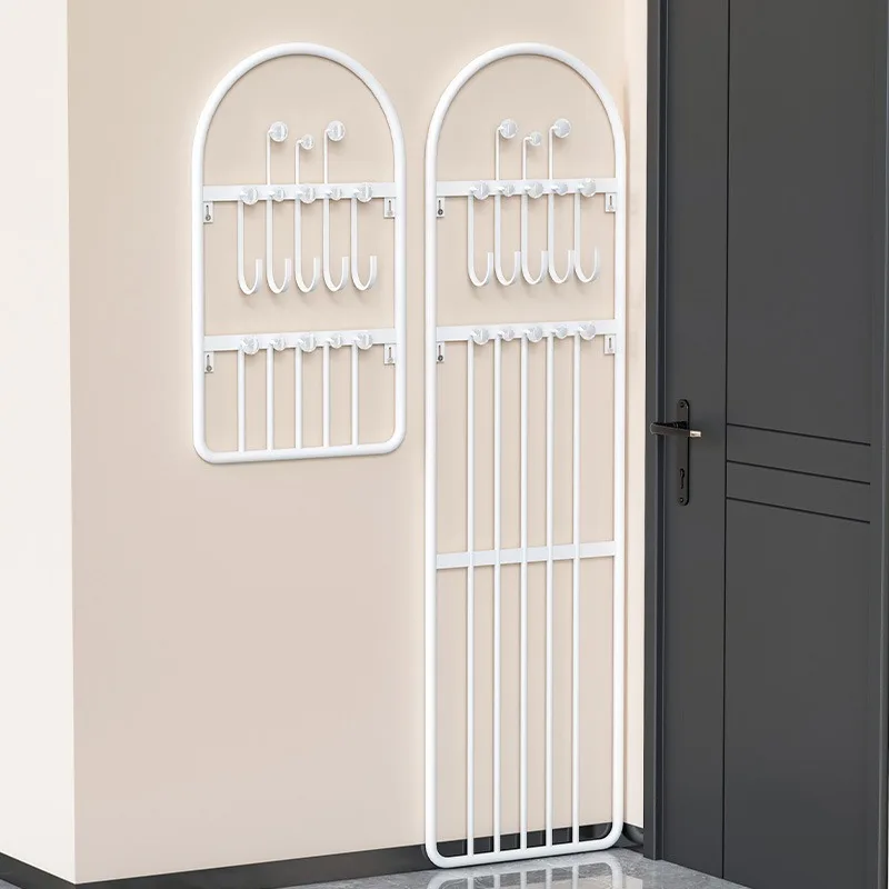 For Hanger Behind The Door, Floor-to-ceiling Wall Bedroom Wall Hanging Artifact, Coat Rack, Bedside Wall Rack