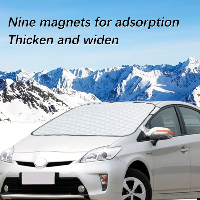 Magnetic Car Windshield Snow Cover Winter Ice-Frost Guard Sun Shade Protector For Toyota Prius 2005-2012 Exterior Accessories