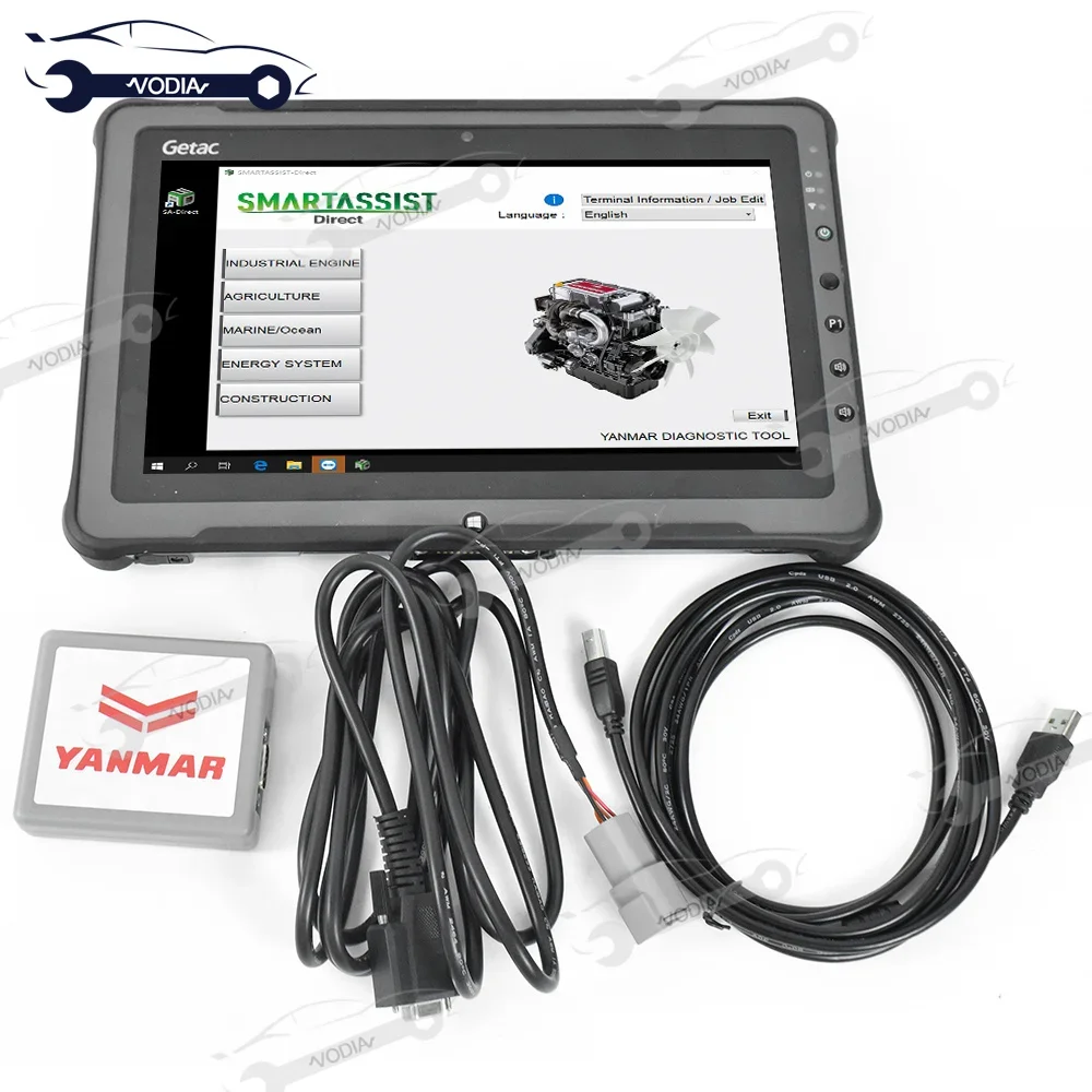 F110Tablet with Service and repair manual for YANMAR ENGINE DIAGNOSTIC SERVICE TOOL（YEDST）FOR THE TNV SERIES