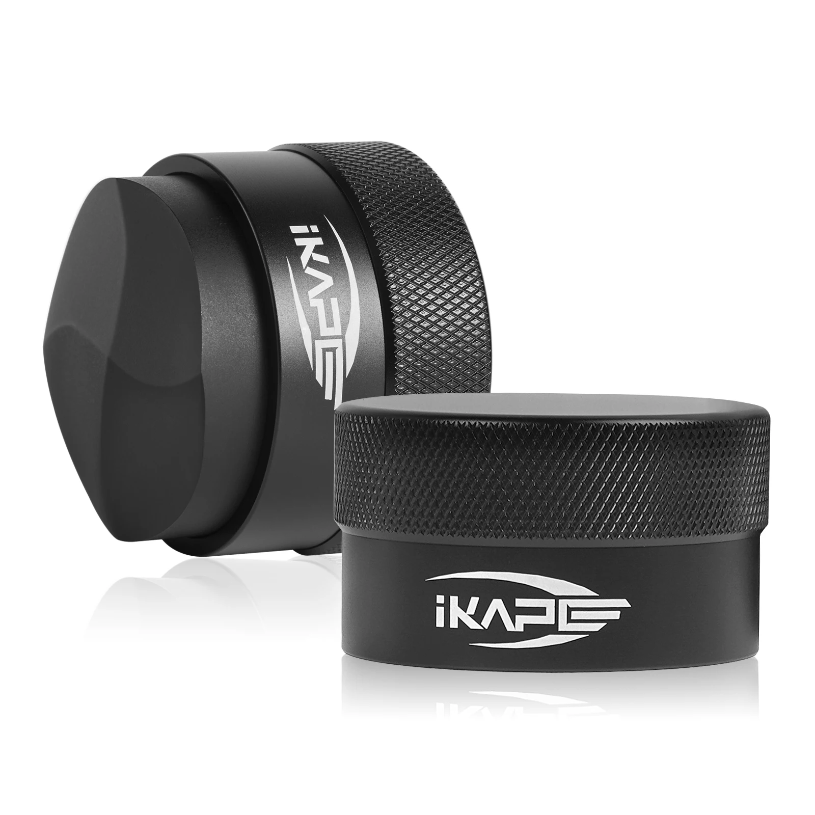 IKAPE Coffee Distributor, Gravity Adaptive Espresso Distributor With Titanium PVD Coating Base Fits All 51/54/58MM Portafilter