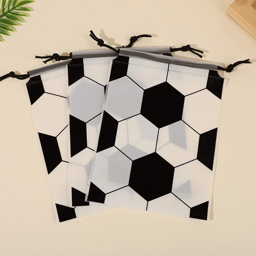 20/50 Stück Fußball-Party-Geschenktüten mit Kordelzug, Sportthema Geburtstags-Geschenktüten, Team-Feier Deko-Zubehör – Detail 9
