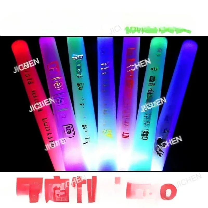 

HZ Colorful Sponge Glow Stick Concert Props Large Electronic Glow Stick Foam Glow Stick Ying