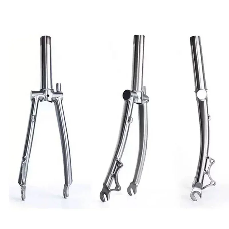 trifold folding bike titanium suspension fork 16 with disc brake