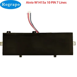New 7.6V 5000mAh Atvio w1415a Laptop Tablet Battery Notebook With 10 Pin7 Wire Plug