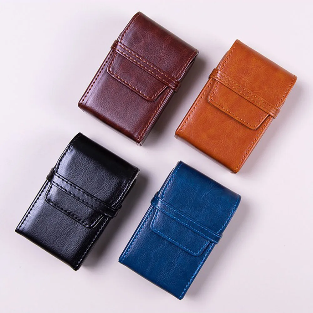 

Men's Vintage Vertical Waist Pack - Compact Cigarette & Essentials Pouch