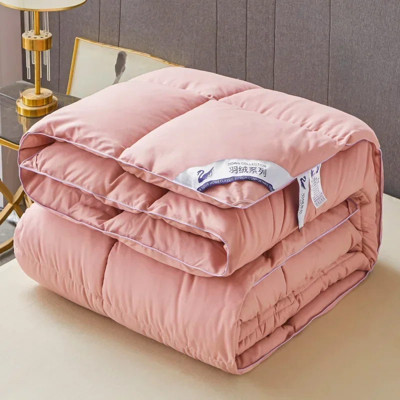 Five-star Hotel Duvet 95 White Goose Down Thick Warm Winter comforter Spring Autumn Quilt Duvet Insert Student Dormitory Blanket