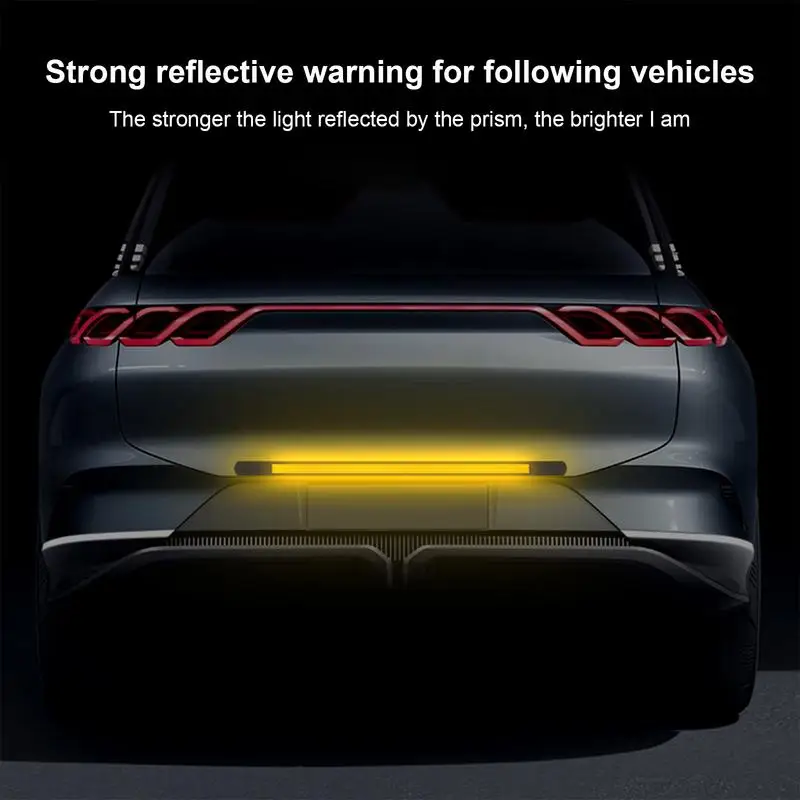 Universal Anti Collision Door Protector Car Rear Bumper Guard Reflective Warning Stickers Bumper Strip Car Styling Accessories