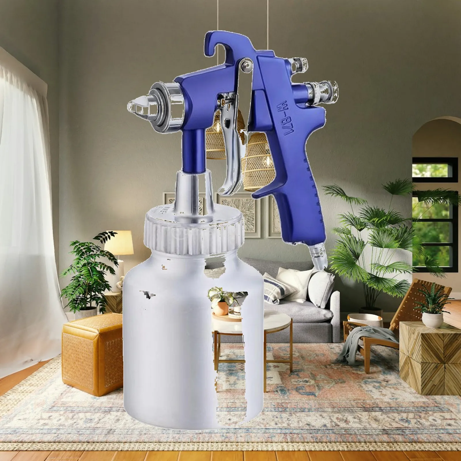 Professional Airless Paint Sprayer Stainless Steel Aluminum Handheld Paint Spraying Device Adjustable Nozzle for Latex