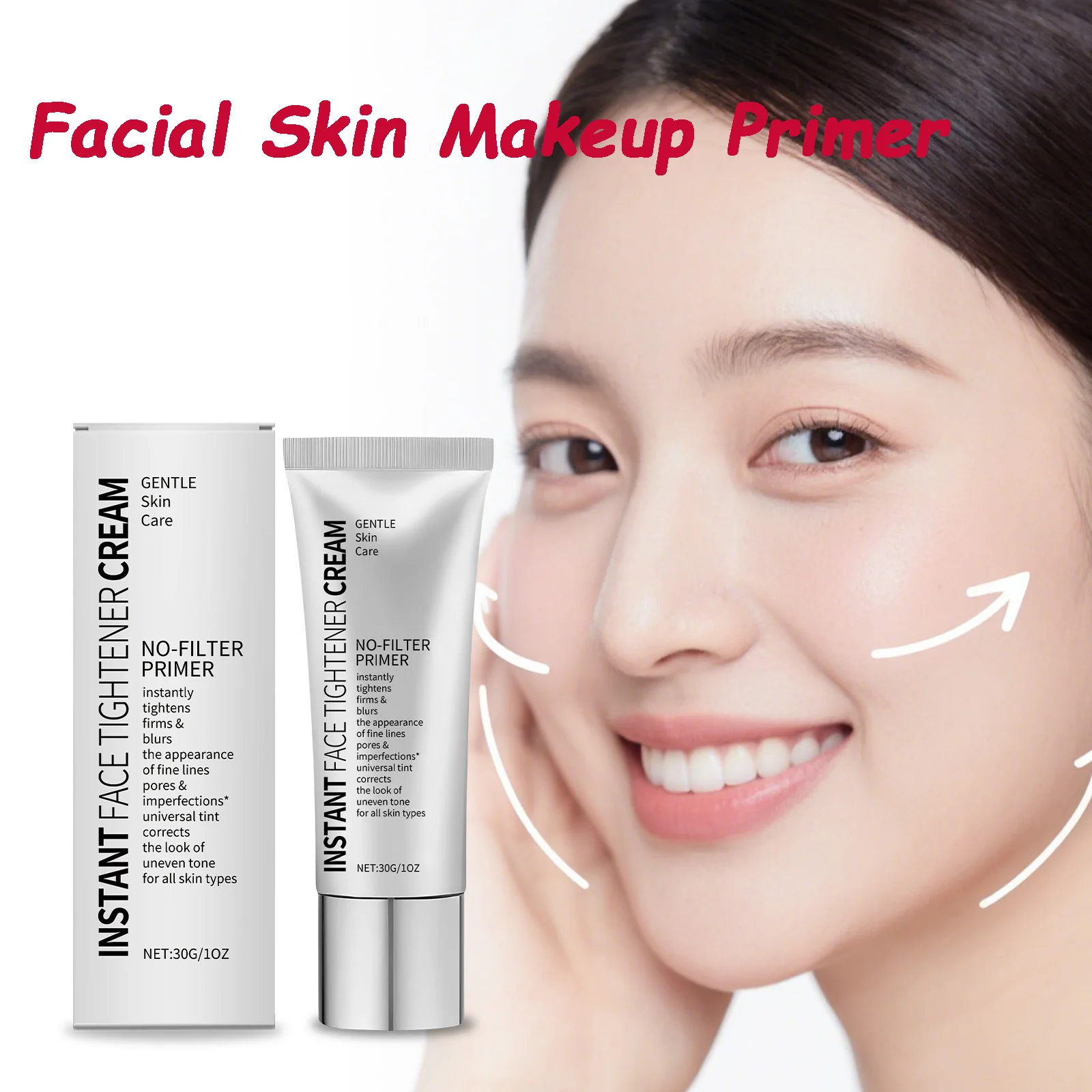 Crema per rassodare il viso Primer per il viso Crema idratante Pre-trucco Isolamento Base idratante Levigante Linee sottili Rassodante Schiarente Viso Sci