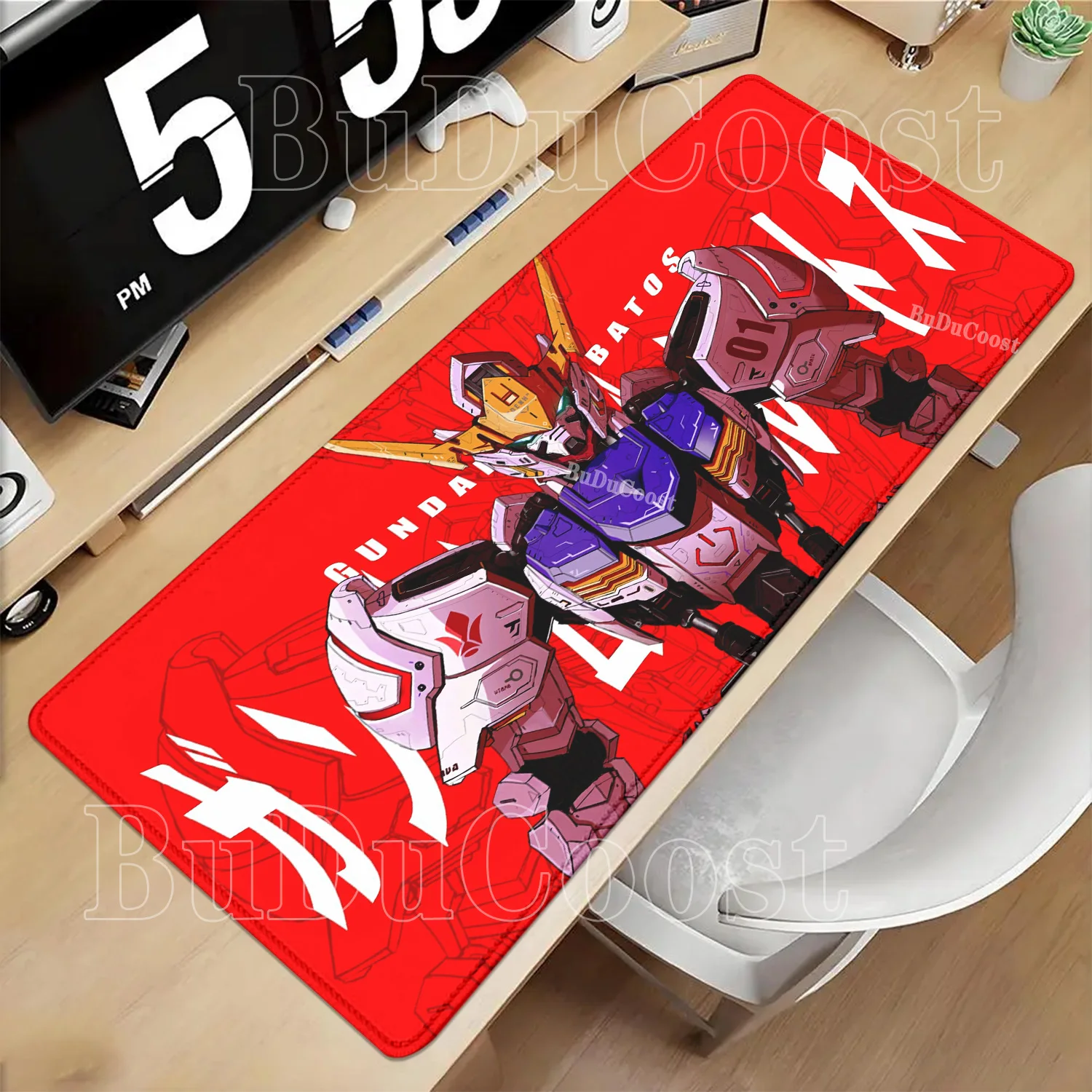 Anime Mouse Pad Gundam RX-78-2 Gaming XXL 400x900mm Mousepad PC Computer Keyboard Office HD printing overlock esports Desk Mat