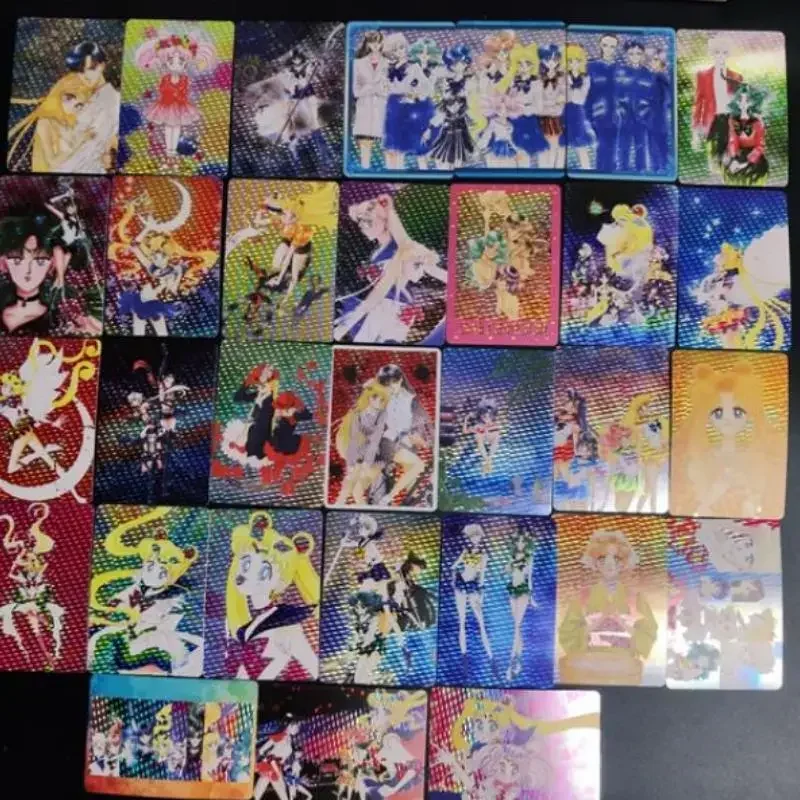 

31Pcs/set Sailor Moon Tsukino Usagi Yatenkou Kino Makoto Self Made Anime Game Characters Classic Series Collection Card Toy Gift