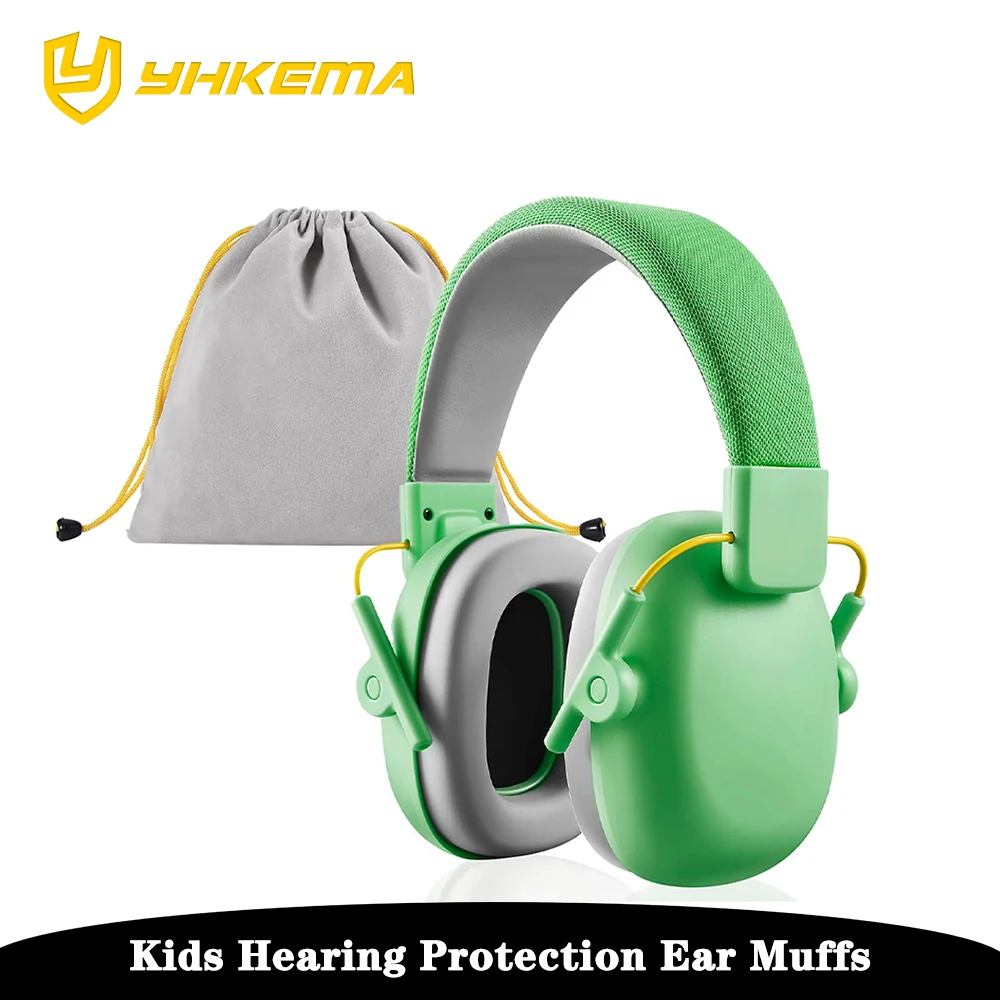 YHKEMA Kids Ear Protection Noise Canceling Headphones With Case, 27dB Hearing Protection Earmuffs for Autism, Children, Toddler