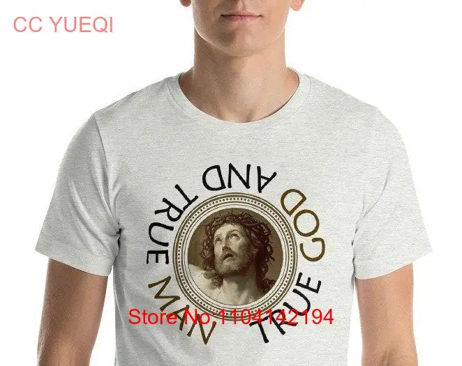 Catholic Faith 9 colors T Shirt Jesus Christ True Man and God Quotes Creed Pray long or short sleeves