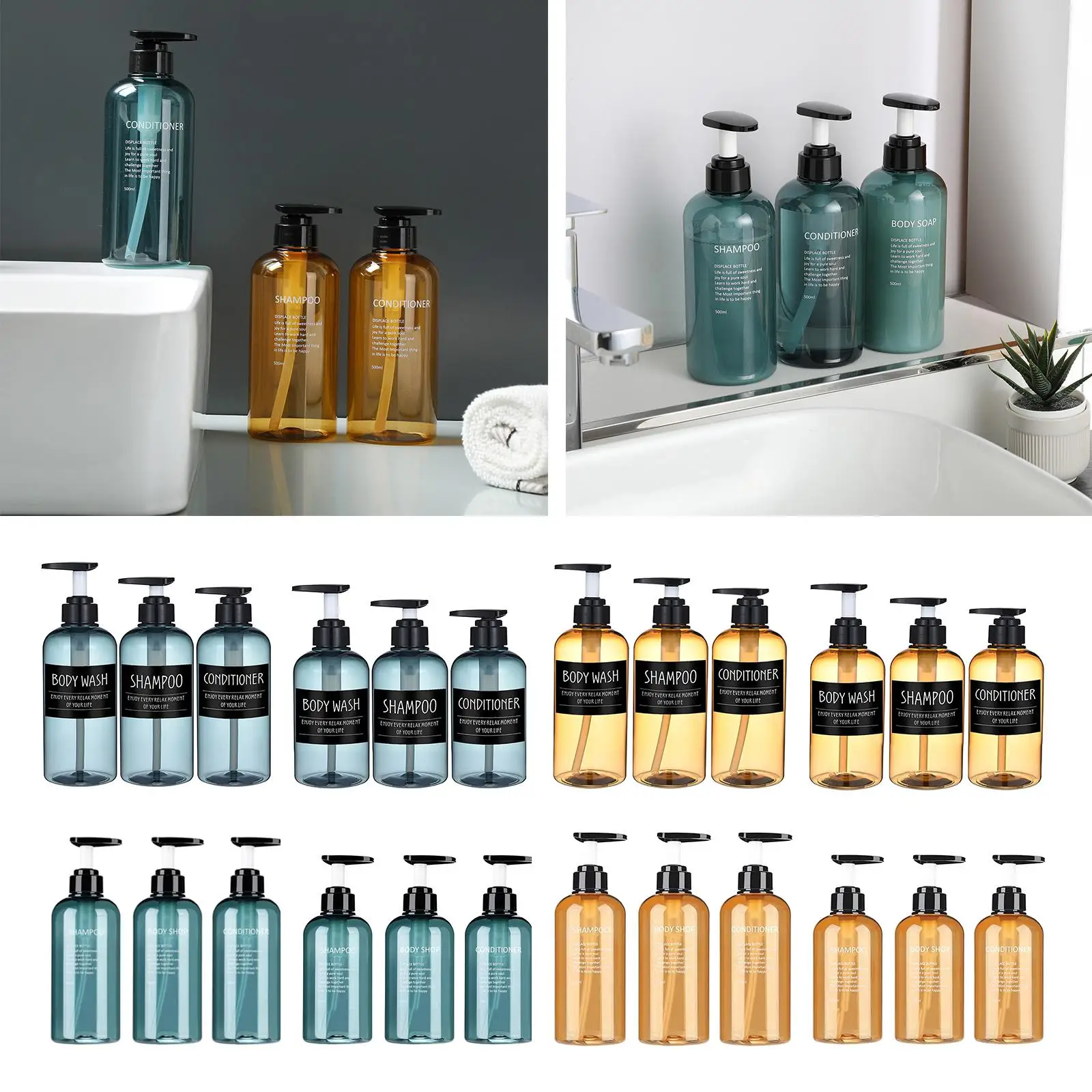 20Pcs 50ml Empty Tubes Squeeze Hand Cream Body Lotion Bottle Containers