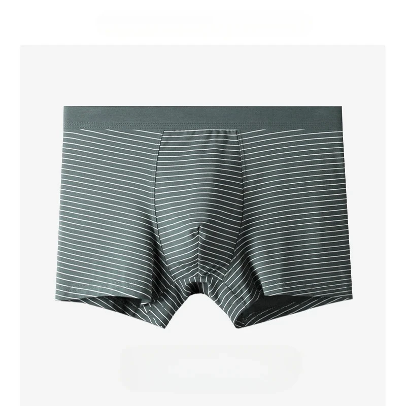 

Modal Cotton Classic Striped Man Underpants Boxer Shorts Men's Underwear Sexy Panties Male Stretch Boxers U Convex Lingerie