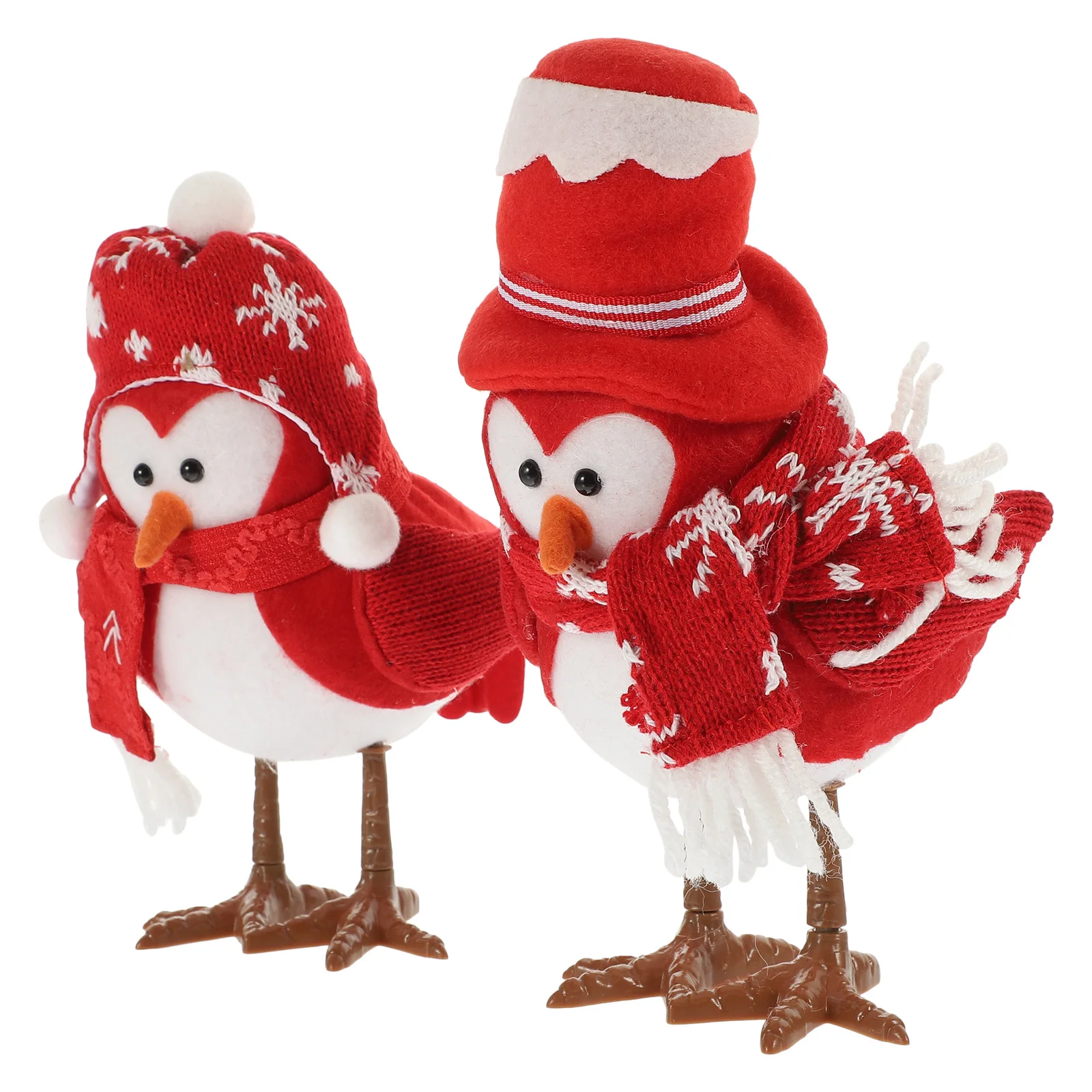 

2Pcs Luminous Bird Decoration Christmas Lighted Ornament Xmas Desktop Decor Festival Gift Christmas Lighted Decoration