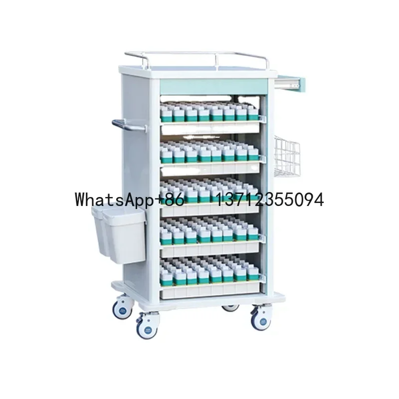 

Hochey Medical High Quality Medical Emergency Treatment Medicine Trolley Hospital Delivery Cart For Clinic