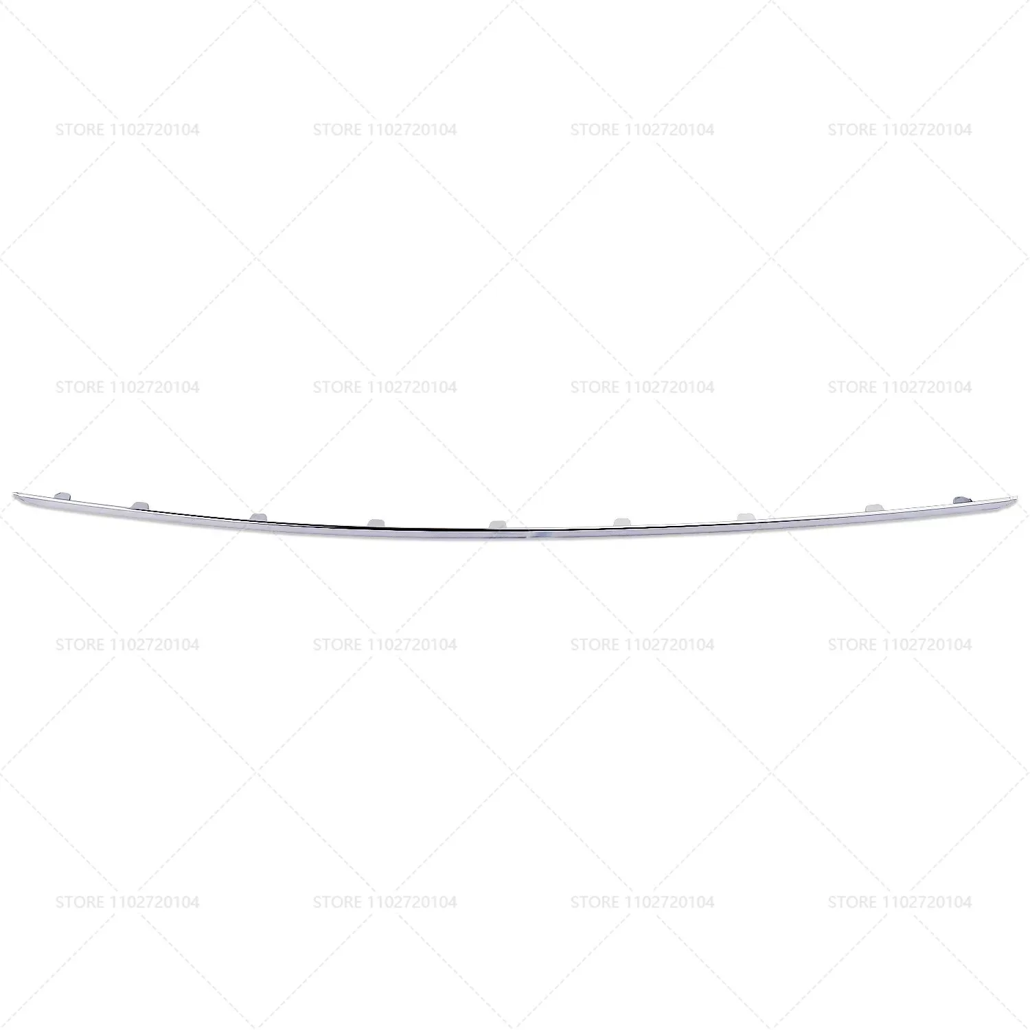 for 2012-2014 W204 Mercedes Benz C-Class C200 C250 C300 C350 C63 AMG Rear Bumper Chrome Trim 2048852921 2048853021 2048853121