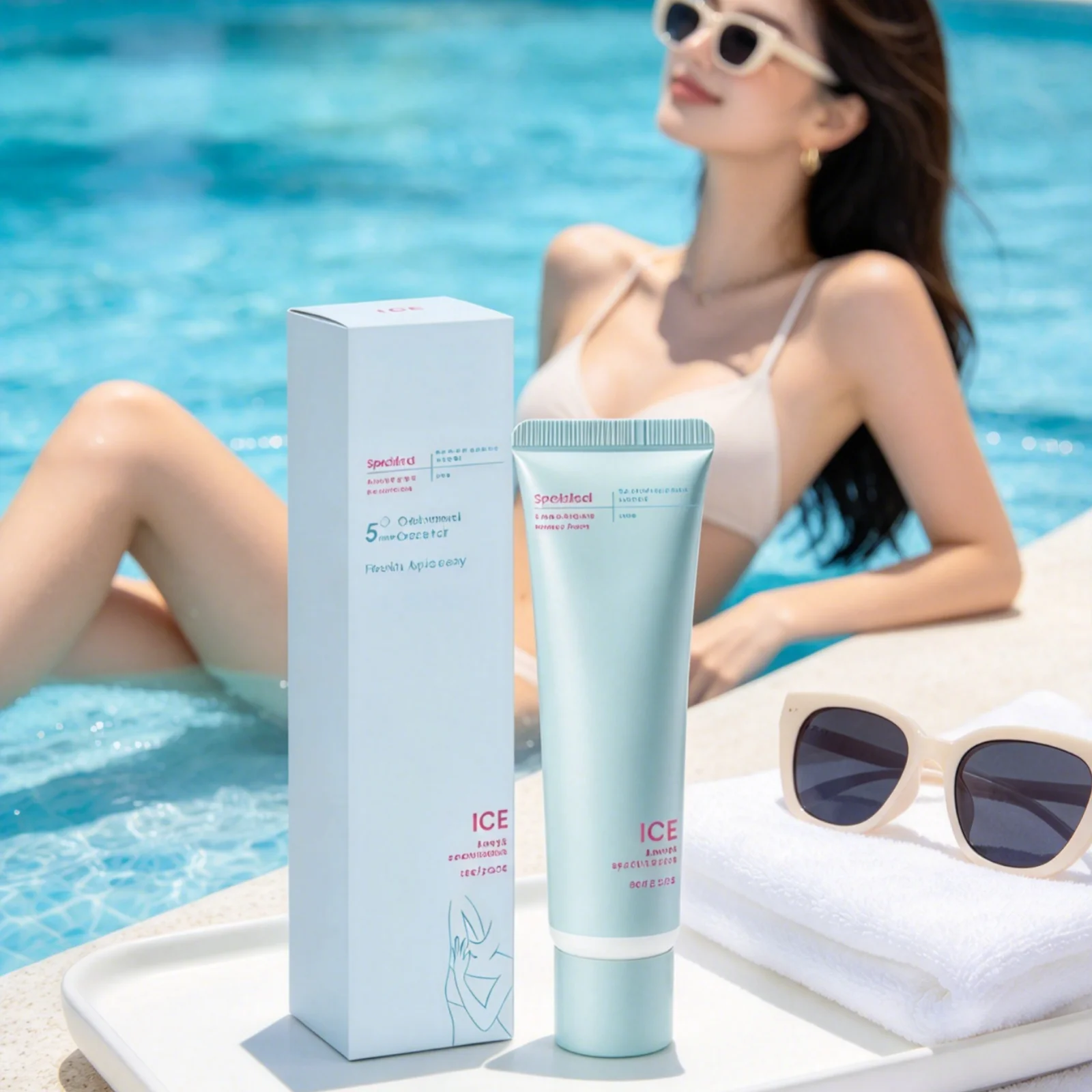 Underarm Hair Removal Cream Soothing Skin Smoothing Softening Hair Grooming Non Greasy Gentle Ice Feeling Depilatory Cream 60g