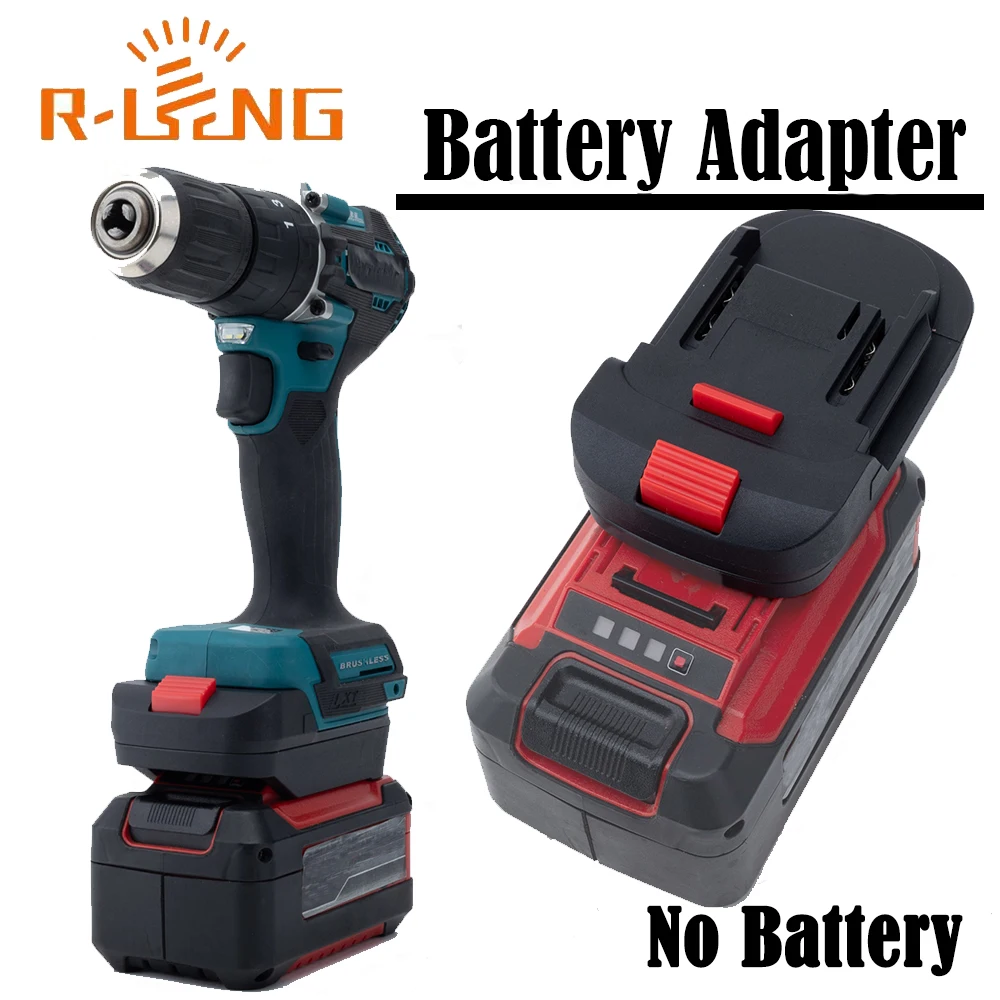 Battery Adapter Converter for Ozito 18V for Einhell Li-ion Battery to for Makita 18V Li-Ion Power Tool Accessories(NO Battery )