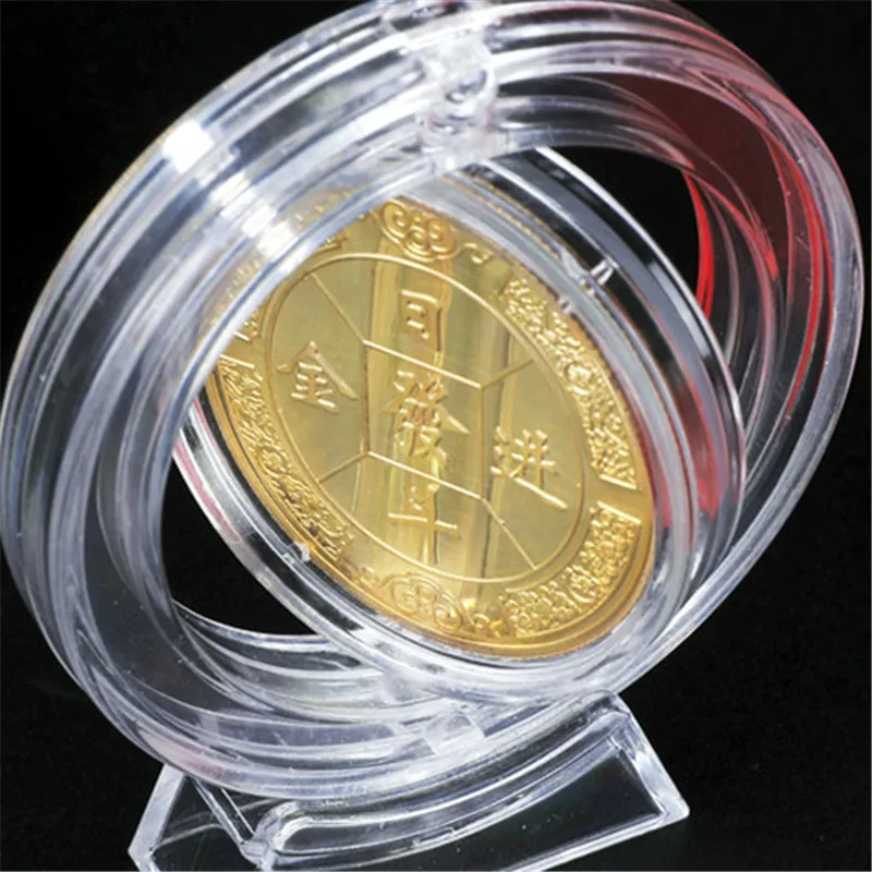 

Portable Storage Stand for Collectors 2026 Year of the Horse Zodiac Commemorative Medal Coin with Rotatable Holder