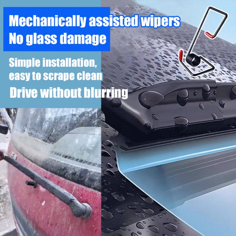 Universal Wiper Booster Spring Car Wiper Arm Booster Protective Cover Intelligent Booster Springs Automotive Truck Accessories