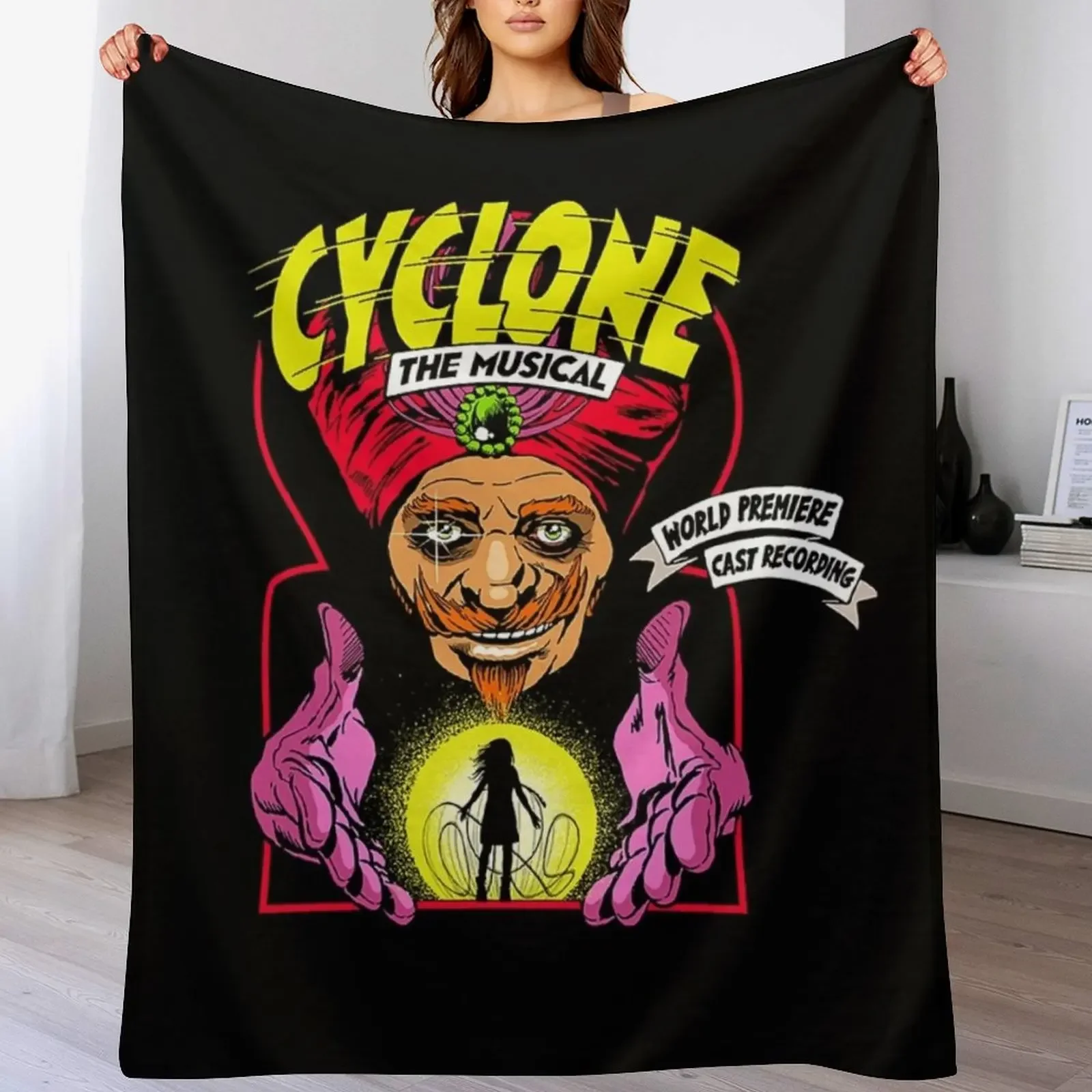 

Ride the Cyclone Throw Blanket Fade Resistant Durable Throw Blanket