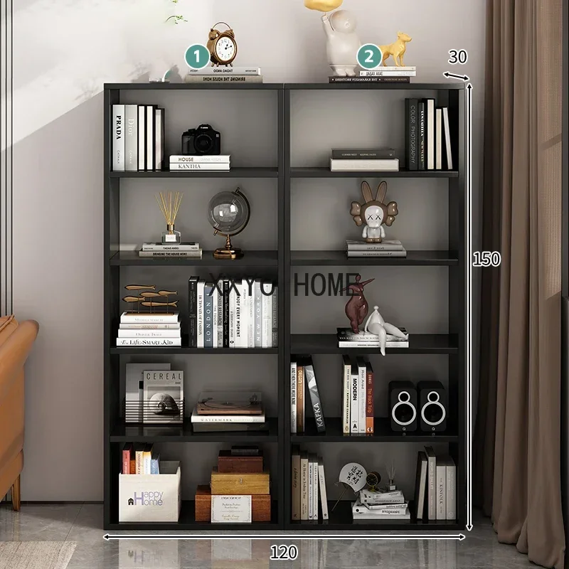 Light Luxury Bookshelf Rack Household Living Room Cabinet Modern Organizer Display Bookshelf Estante De Livros Home Furniture