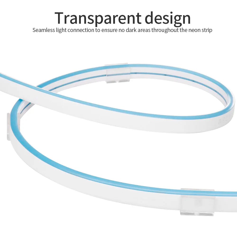 Imagem -02 - Fixação de Clipes Suportes para Rgb Led Light Tape Neon Strip Flexível Suporte Fixo Acessórios 12v 2835 5050 Cob Ws2812b