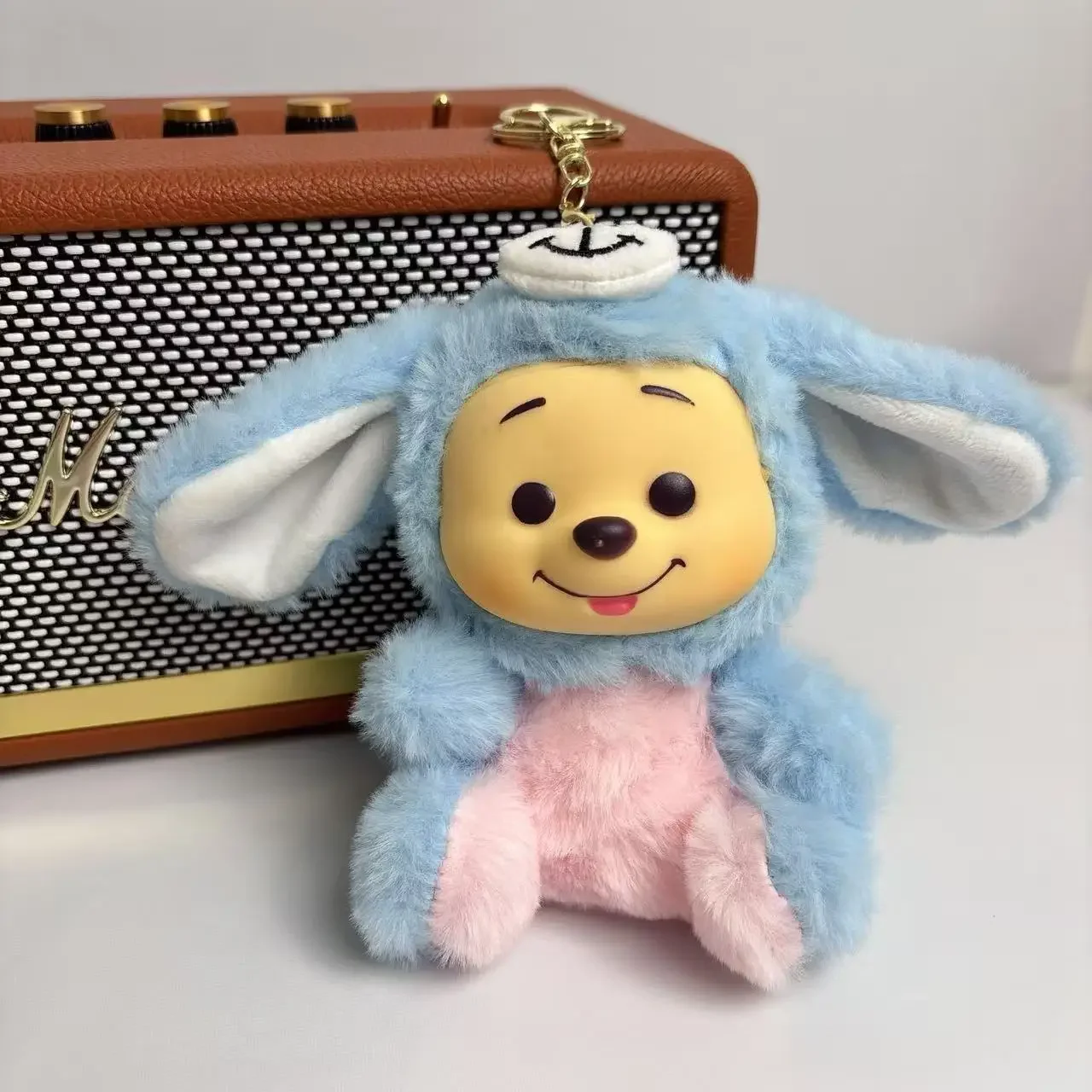 ディズニーくまのプーさんクマタイガーピッグハッピータイムシリーズブラインドボックスおもちゃビニールぬいぐるみ装飾人形子供の誕生日クリスマスギフト