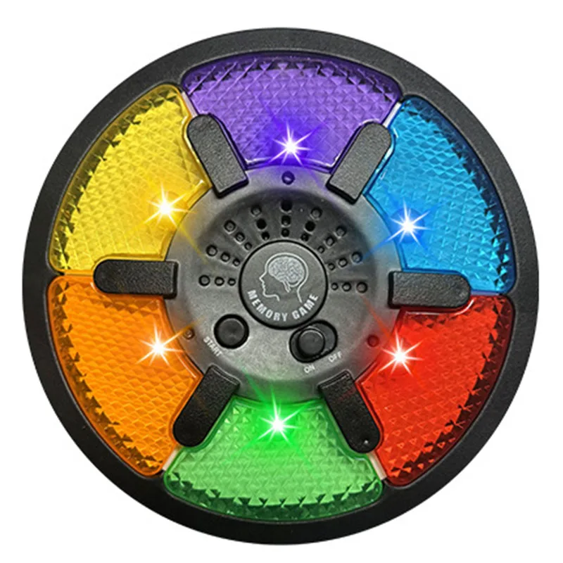 /ألعاب الذاكرة لعبة الذاكرة الإلكترونية المحمولة مع ألغاز الضوء والصوت ألعاب تفاعلية إبداعية لتدريب الذاكرة