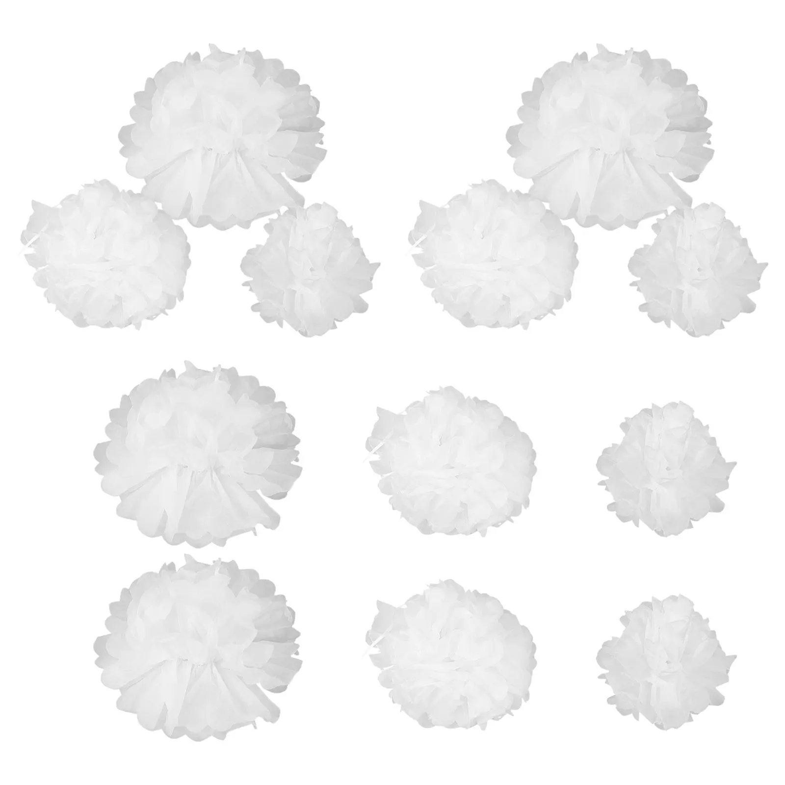 

Paper Flower Ball Decoration Ceiling Flowers Birthday Decorations for Girls Balls Party Pom Poms Tissue