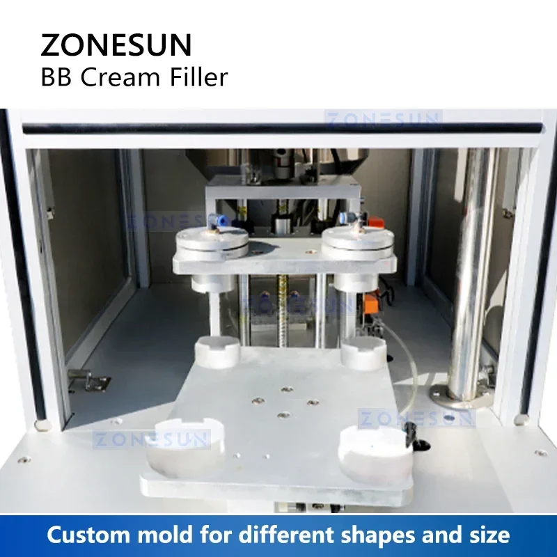ZONESUN Riempitrice per crema BB Riempitrice per balsamo di bellezza CC Crema Lozione Cosmetici Trucco Attrezzatura per prodotti di bellezza ZS-GTBB2