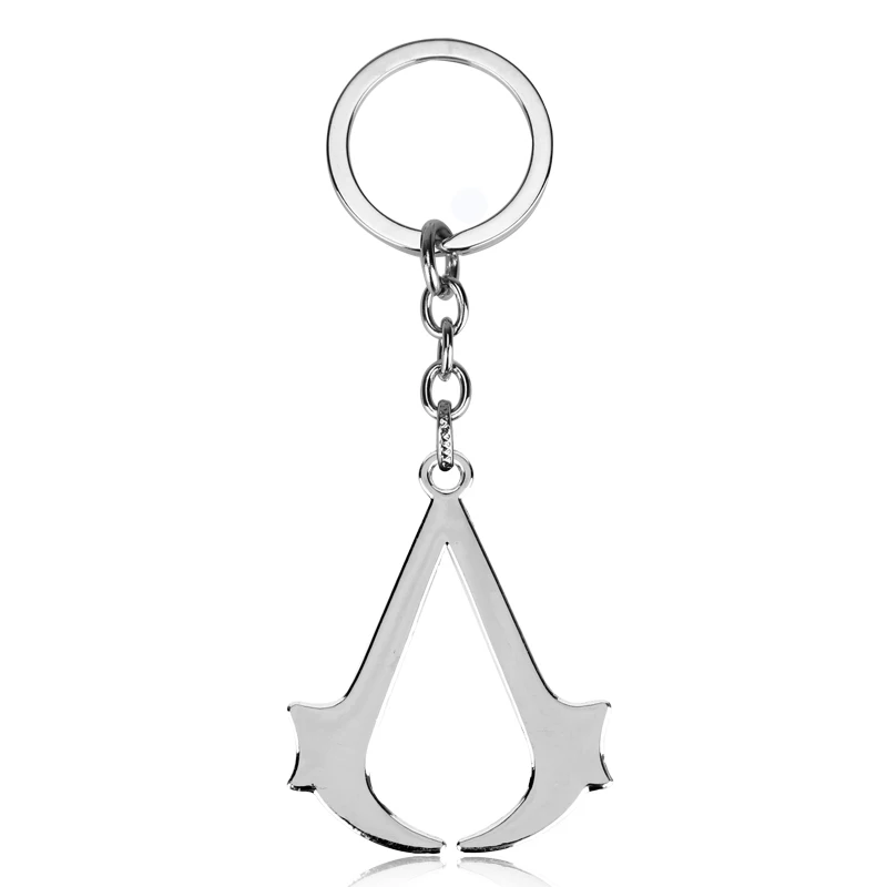 Game Valhalla Odyssey Keychain Altair Ezio Connor Desmond Miles Abstergo Alloy Pendant Keyring Charm Key Chain Fans Gifts